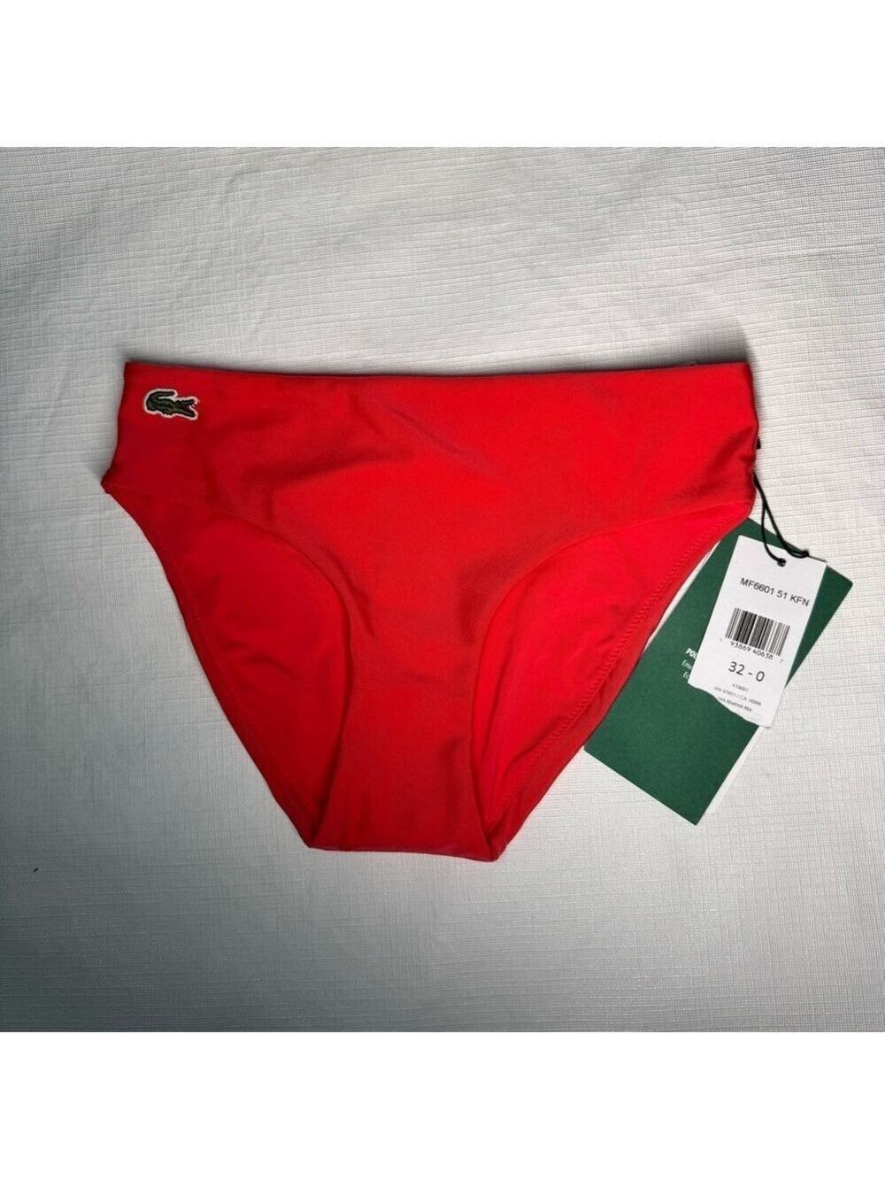 Lacoste Women's Red Bikini Bottom